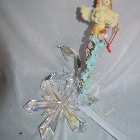 Vintage Christmas ornaments handmade 9pc. - Picture 5 of 5